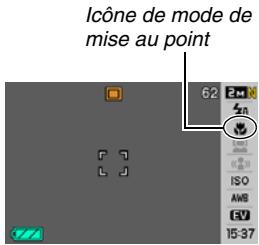 CASIO EX-Z1080 - Changement du mode de mise au point - 1