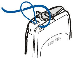 NOKIA 3510 - Placer la bride de transport - 2