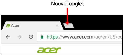 ACER iCONiA ONE 7 B1-7A0-ROFY16 GO BLANCHE - Utiliser le navigateur - 2