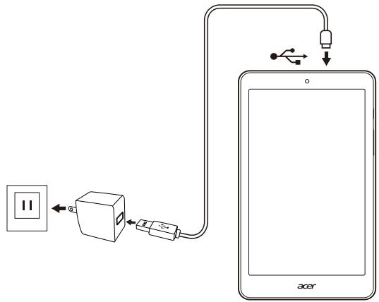 ACER iCONiA ONE 7 B1-7A0-ROFY16 GO BLANCHE - Connector l'alimentation - 1