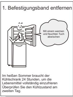 TCL RB275GM1110 - Vorbereitungen vor der Verwendung - 1