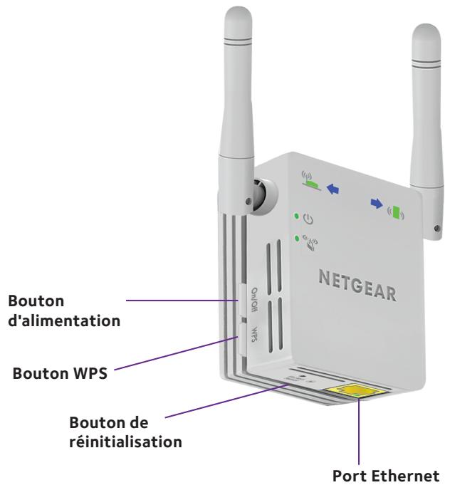 NETGEAR PRT WN3000RP-200PES - Panneaux létal et inférieur - 1