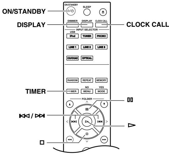 ONKYO CS-1045 S ARGENT - Réglage manuel de l'horloge - 1