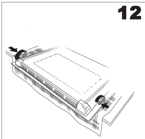 FAURE FYB451X - Replacer la porte du four - 1