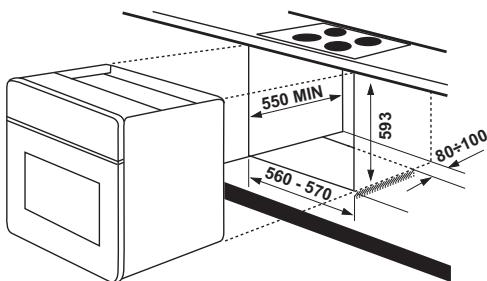 FAURE FYB451X - Mise en place de l'appareil - 4