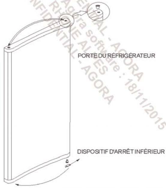 VESTFROST DDV2275SL - Inversion de la porte - 7