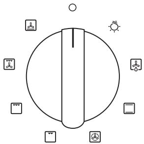 FRATELLI ONOFRI EV 107 DFR ROUGE - Sélecteur fonctions four - 1