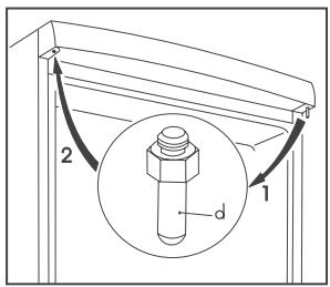 FAURE FFU 25S - La porte de ce congélateur est reversible: son sens d'ouverture peut être modifié en fonction du souhait de l'utilisateur. - 3