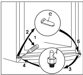 FAURE FFU 25S - La porte de ce congélateur est reversible: son sens d'ouverture peut être modifié en fonction du souhait de l'utilisateur. - 4