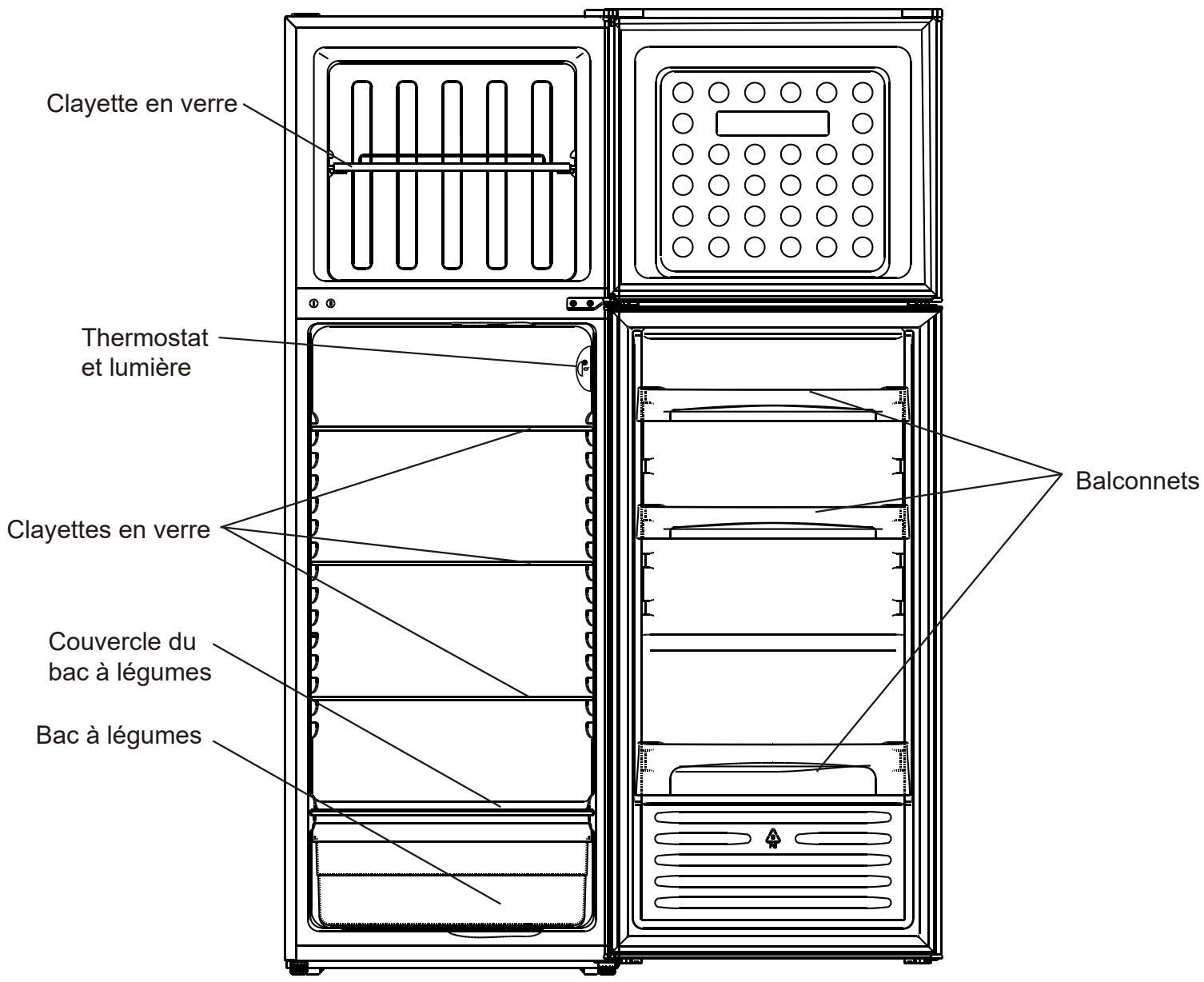 DARTY SCDD380NF21X - Description de l'appareil - 1