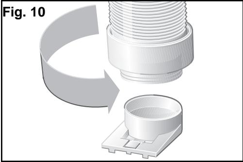 BOSCH PAM 0520 - Mise en place du tube expulseur d'air et des accessoires dans l'appareil - 3
