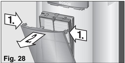 BOSCH PAM 0520 - Nettoyage et changement des filtres purificateurs - 1