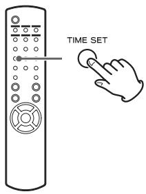 TEAC NP-H750 S - Appuyez sur la touche TIME SET. - 1