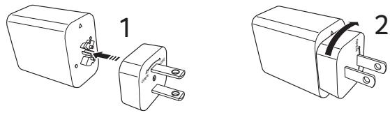 ACER B1-730HD - Adaptateur à fiches amovibles - 1