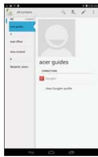ACER B1-730HD - GÉRER LES PERSONNES ET LES CONTACTS - 1