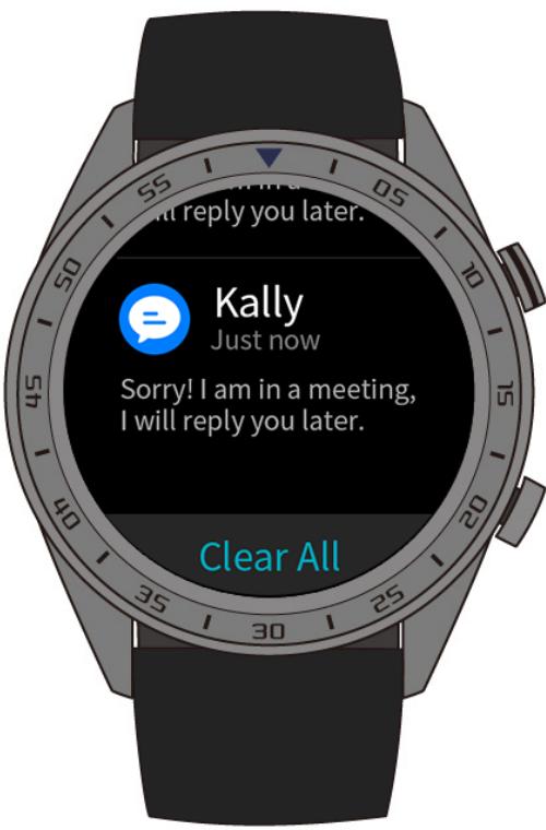 HUAWEI WATCH GT - Supprimer un message - 1