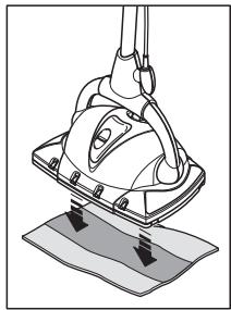 EUROFLEX EZ1 FLOOR - FIXATION DE LA SERPILLIERE EN MICROFIBRE POUR SURFACES DURES - 1