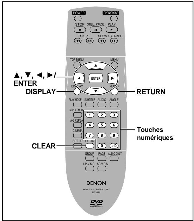 DENON DVD 1600 - Remarques concernant les langues de pistes son et de sous-titrage - 1