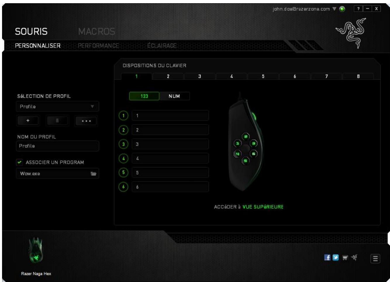 RAZER NAGAHEX WRAITH - Side View(Vue latérale) - 1