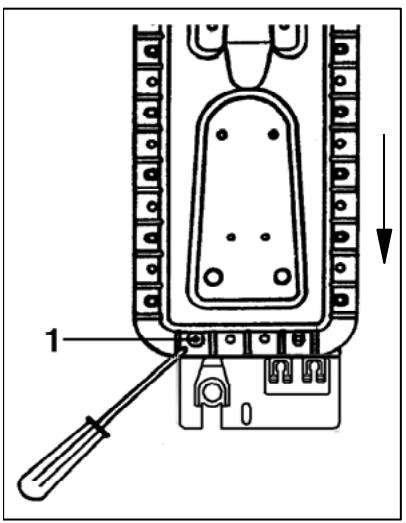 ARTHUR MARTIN G 5700 CLW - Réglage du débit réduit du brûleur de four - 1