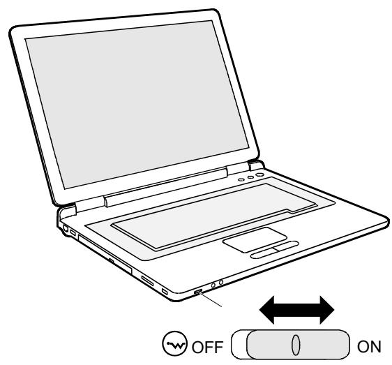 FUJITSU AMILO M Series - Activer/désactiver le module Wireless LAN - 1