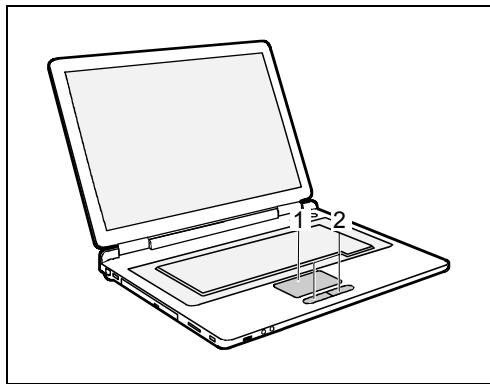 FUJITSU AMILO M Series - Surface tactile et touches - 1