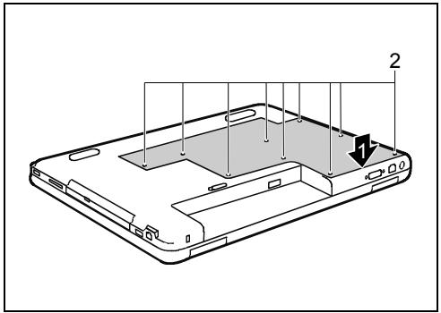 FUJITSU AMILO M Series - Monter un disque dur - 3