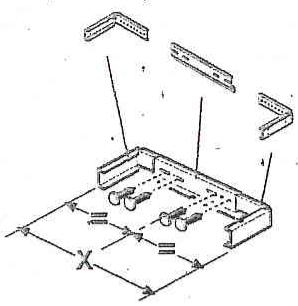 SCHOLTES HX 6 A - Fixation de la hotte - 1