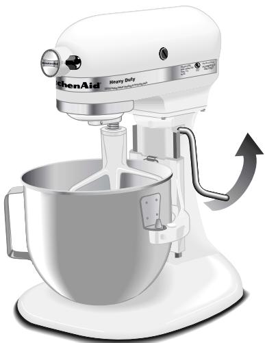 KITCHENAID 5 KSM 150 PSECA 90 ANS - POUR ATTACHER LE BOL - 1