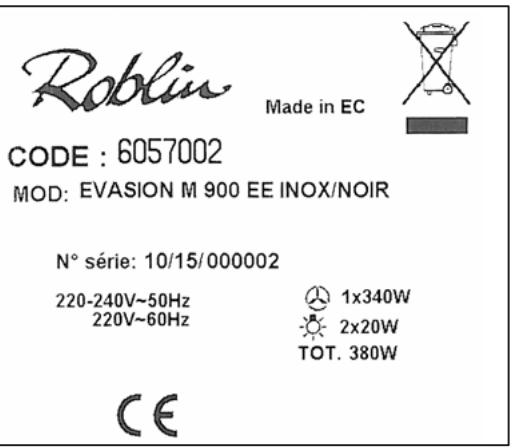 ROBLIN EVASION M900XS - UK ELECTRICAL CONNECTION ELECTRICAL REQUIREMENTS - 13