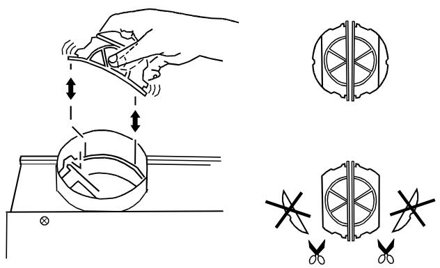 ARTHUR MARTIN AFG 643 WCO - Montage du kit d'évacuation (voir figure) - 2
