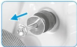 PROLINE WDP75LAVE - Retrait des boulons de transport - 2