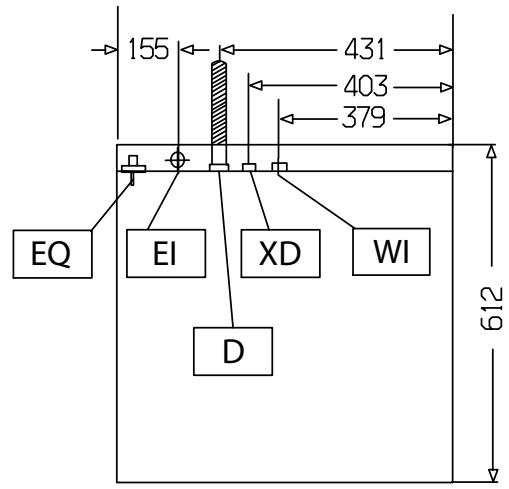 ELECTROLUX LAVE VERRE 402077 - G7 Schéma d'installation - 3