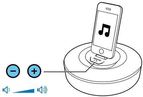 PHILIPS DS1155/12 - Réglage du volume - 1