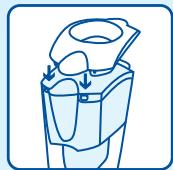 BRITA OPTIMAX - Carafe filtrante BRITA avec couvercle à clapet de replissage automatique - 2