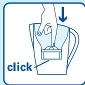 BRITA OPTIMAX - Insertion de la cartouche MAXTRA - 1