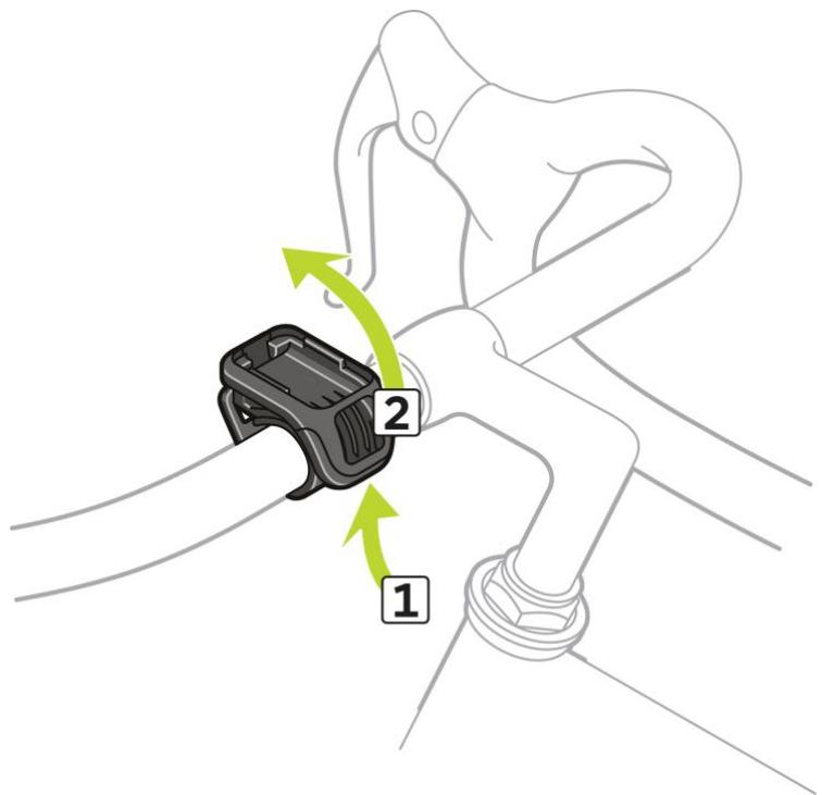 TOMTOM SPARK CRDiO LARGE NOiRcopic - Utiliser la fixation pour vélo - 4