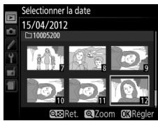 NIKON 05200 KIT 18-55VRIT + 55 - Mettre une date en surbrillance. - 4