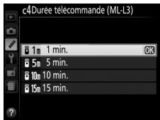 NIKON 05200 KIT 18-55VRIT + 55 - c4:Durée télécommande (ML-L3) - 1