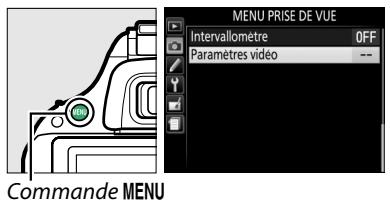 NIKON 05200 KIT 18-55VRIT + 55 - Sélectionner Paramètres video. - 1