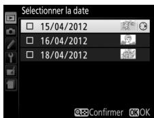 NIKON 05200 KIT 18-55VRIT + 55 - Mettre une date en surbrillance. - 2