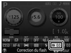 NIKON 05200 KIT 18-55VRIT + 55 - Afficher les options de correction du flash. - 2