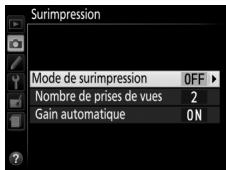 NIKON 05200 KIT 18-55VRIT + 55 - Activer le mode de surimpression. - 3