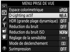 NIKON 05200 KIT 18-55VRIT + 55 - Le menu Prise de vue - 1