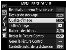 NIKON 05200 KIT 18-55VRIT + 55 - Le menu Prise de vue - 1