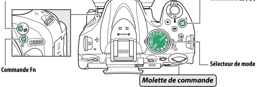NIKON 05200 KIT 18-55VRIT + 55 - La molette de commande - 1