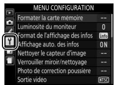NIKON 05200 KIT 18-55VRIT + 55 - Menu Configuration : configuration de l'appareil photo - 3
