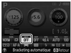 NIKON 05200 KIT 18-55VRIT + 55 - Afficher les options de bracketing. - 2