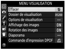 NIKON 05200 KIT 18-55VRIT + 55 - Menu Visualisation : gestion des images - 5