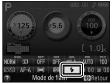 NIKON 05200 KIT 18-55VRIT + 55 - Afficher les options du mode de flash. - 2